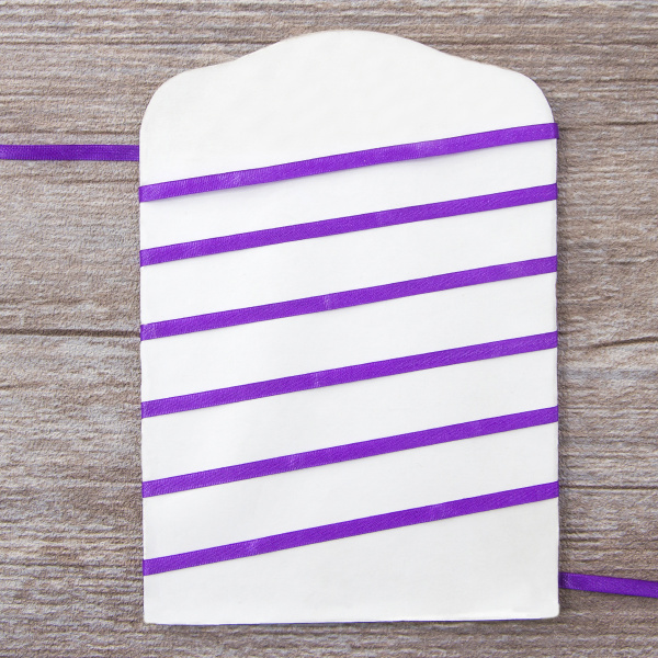 Лента для вышивания SAFISA на блистере, 4 мм, 5 м, цвет 39, темно-сиреневый. Арт P111-4мм-39             