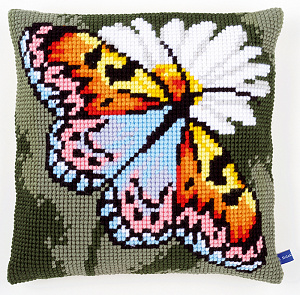 Набор для вышивания подушки "Бабочка"