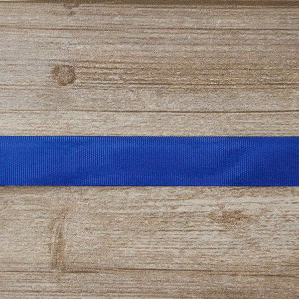 Лента репсовая SAFISA, 25 мм, 25 м, цвет 13 синий. Арт 350-25мм-13