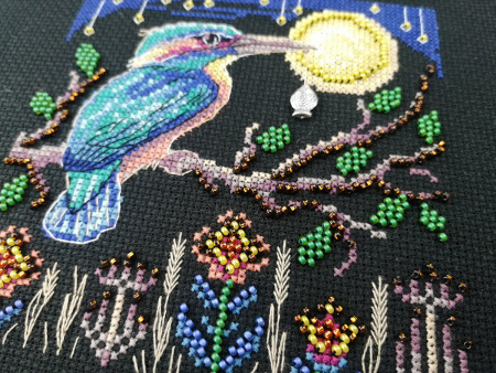 Набор для вышивания  "Яркая птица". Арт 13.003.42