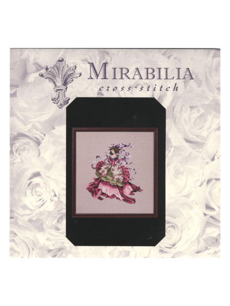 Схема для вышивания MIRABILIA "Девушка в красном". Арт MD194