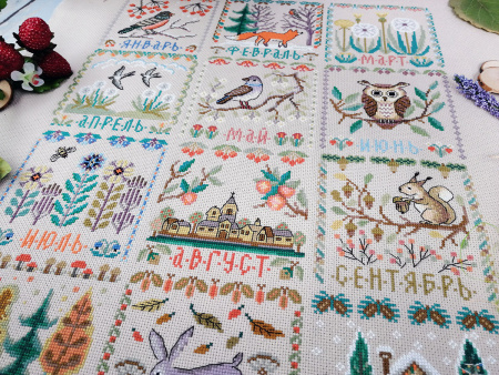 Набор для вышивания "12 месяцев". Арт 11.002.26