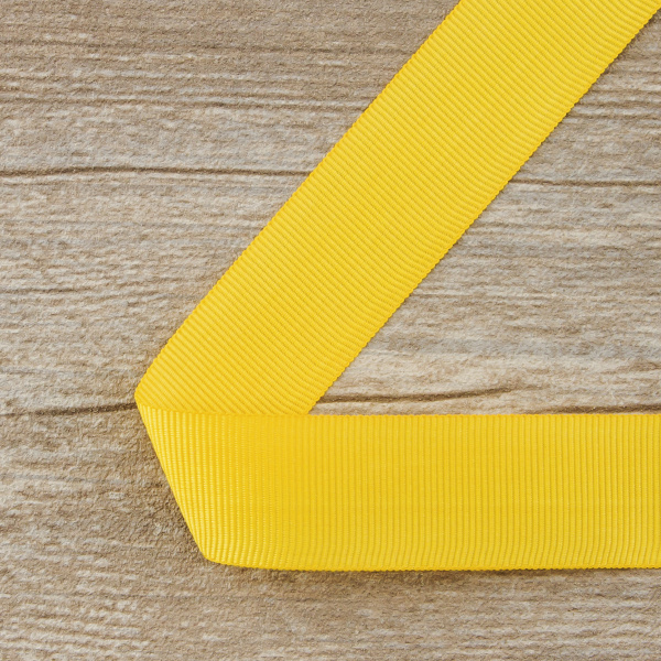 Лента репсовая SAFISA, 25 мм, 25 м, цвет 22 спелый манго. Арт 350-25мм-22