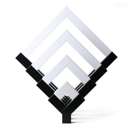 Конструктор дизайнерский NAEF CLASSIC "Angular" 3+, натуральное дерево, цветной, 13 деталей. Арт 9714.1