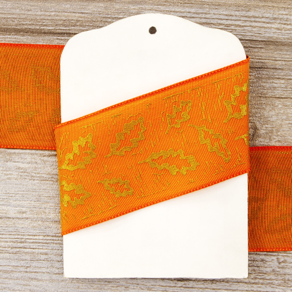 Лента жаккард SAFISA, 50 мм, 15 м, цвет 02. Арт 25282-50мм-02           