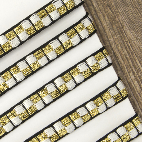 Лента PEGA с орнаментом шахматка. Арт 819616510DP701          