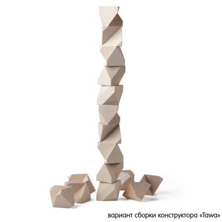 Конструктор дизайнерский NAEF CLASSIC "Tawa" 3+, натуральное дерево, 16 деталей. Арт 9421.1
