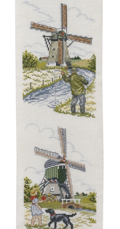 Набор для вышивания "Ветряная мельница, 5 сюжетов". Арт 13-344                  