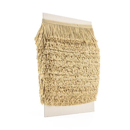 Бахрома витая, 60 мм, цвет бежевый. Арт PP-60 col.730