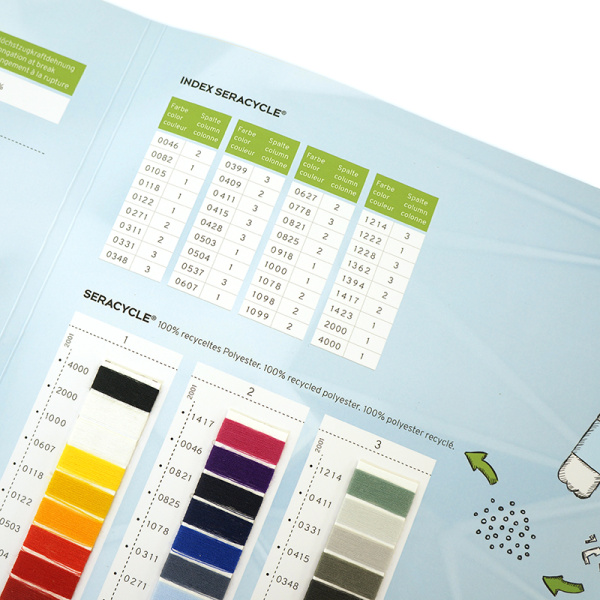 Цветовая карта,  AMANN GROUP METTLER, SERACYCLE. Арт 105290