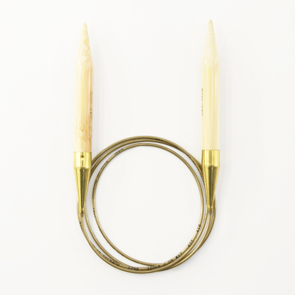 Спицы, круговые, бамбук addiNature BAMBOO №12, 120 см. Арт 555-7/12-120