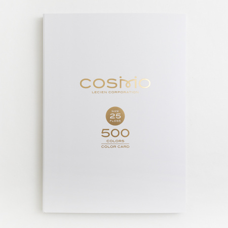 Цветовая карта COSMO однотонные нити №25-6 . Арт 1501