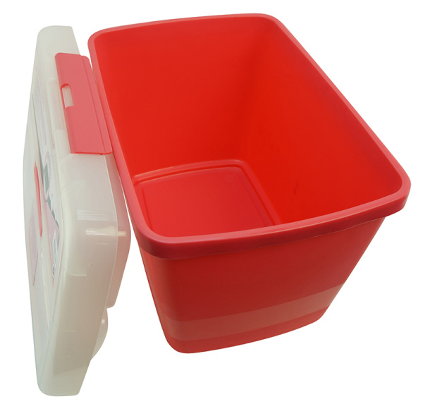 Контейнер с крышкой на защелке для хранения швейных принадлежностей. Арт MR4608.PINK