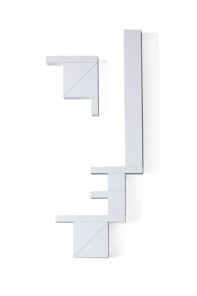 Конструктор BAUHAUS "Bauspiel" 14+, дизайн 1977 года, натуральное дерево, цвет белый, 22 детали. Арт 9412.1