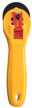 Дисковый нож с удобным хватом, диаметр 45 мм, желтый. Арт RTY-2C YEL