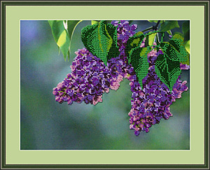 Набор для вышивания бисером "Сирень". Арт Л318