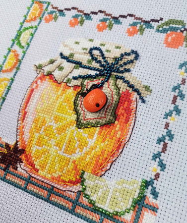 Набор для вышивания  "Апельсиновый джем". Арт 13.003.41