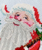 Набор для вышивания  "Дед Мороз и снегирь". Арт 13.003.45