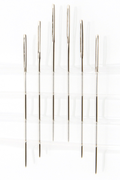 Иглы ручные для вышивания с закругленным кончиком № 26, 6 шт. Арт 203.26                  