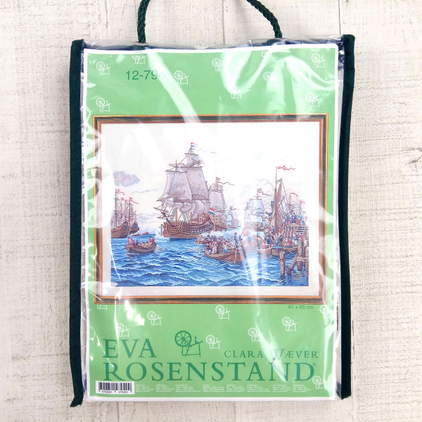 Набор для вышивания "Люди в шлюпках приветствуют флот". Арт 12-794                  