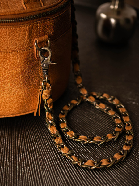 Плечевой ремень "Caja XL" Whisky. Арт QB-4475/Whisky