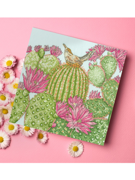 Набор для вышивания "Cactus Garden". Арт XFY10