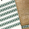 Лента с рисунком клетка SAFISA, 11 мм, 25 м, цвет 43, темно-зеленый. Арт 469-11мм-43             