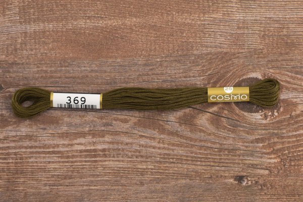 Мулине COSMO однотонный цвет  369       . Арт 25-6/369       