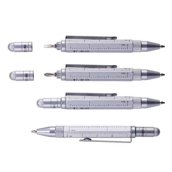 Ручка шариковая TROIKA многофункциональная "CONSTRUCTION LILIPUT". Арт PIP25/BL