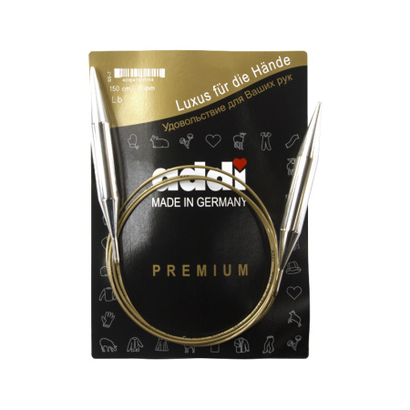 Спицы, круговые, супергладкие, addiClassic №15, 150 см. Арт 105-7/15-150