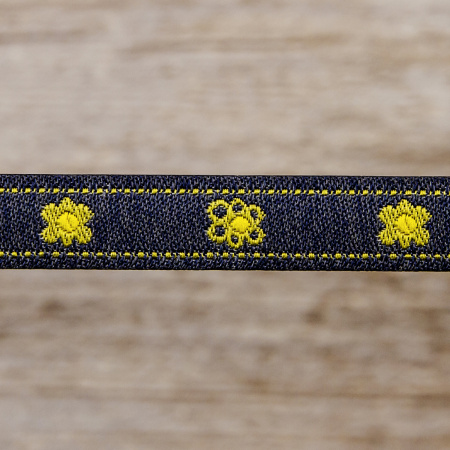 Лента жаккард SAFISA, 10 мм, 15 м, цвет 04. Арт 9085-10мм-04            