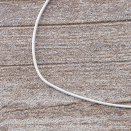 Резинка шляпная SAFISA, 1,5 мм, цвет 02, белый. Арт 4730-1.5мм-02