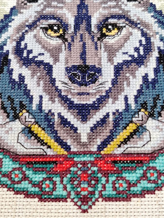 Набор для вышивания "Серый лют". Арт 03.017.20