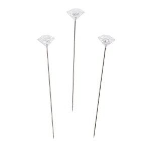 Декоративные пины-гвоздики "Сердце", 52 мм. Арт 54010800