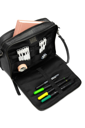 Сумка органайзер через плечо "Cathy" Black. Арт QB-4450R1/Black