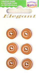 Пуговицы ELEGANT. Арт 11394-13-00HV3/6