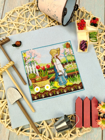 Набор для вышивания  "Огородница". Арт 13.003.75