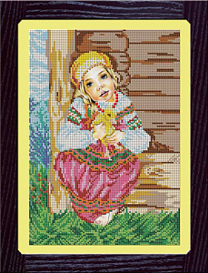 Набор для вышивания бисером "На завалинке". Арт Л301