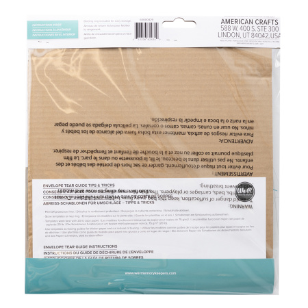 Набор шаблонов "Envelope Tear Guides" для изготовления конвертов. Арт 60000429