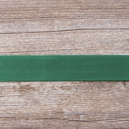 Тесьма киперная хлопковая на блистере SAFISA, 25 мм, 2 м , цвет 25, зеленый. Арт P00260C-25мм-25         