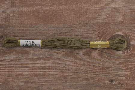 Мулине COSMO однотонный цвет  715       . Арт 25-6/715       