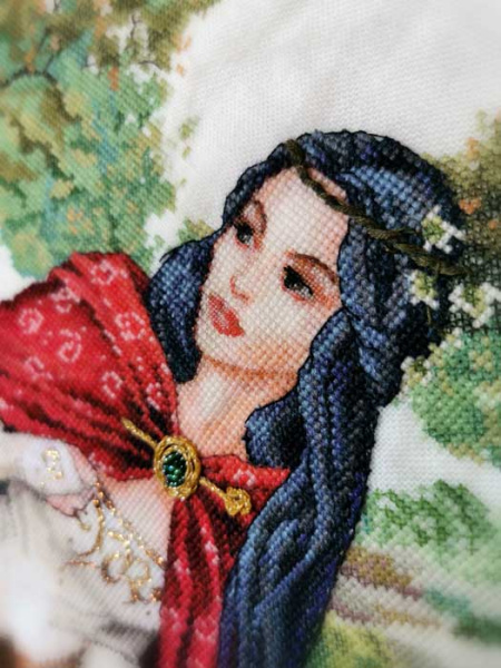 Набор для вышивания "Viviane, Dame du Lac" (Вивиан, Леди Озера). Арт 176-Z009 МК
