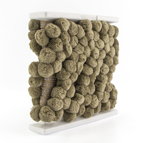 Тесьма с помпонами PASSAN цвет льняной. Арт PT - 500-col.PE - 82