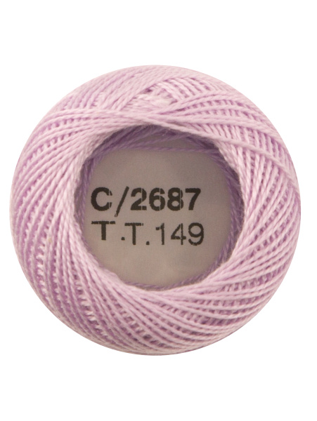 Мулине "Finca Perle"(Жемчужное"), №12,однотонный цвет 2687. Арт 00008/12/2687           