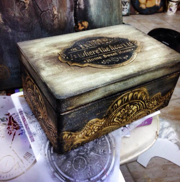 Трафарет "Новгодние шары". Арт KSB154