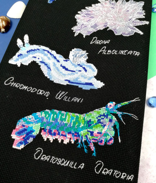 Набор для вышивания "Подводные обитатели". Арт 03.019.05