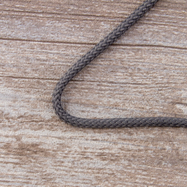 Шнур плетеный SPIRAL ( SAFISA), 4 мм, 25 м, цвет серый светлый. Арт 25281-4-27