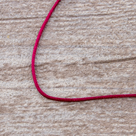 Шнур атласный мини-рулон, 1,5 мм, 4,5 м, цвет 30, бордо. Арт P00470-1,5мм-30         