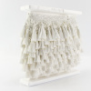 Тесьма с кисточками декоративная PASSAN цвет белый. Арт BPK - 019-col.PE - 57