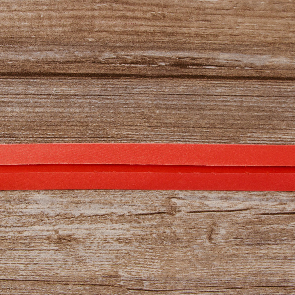 Косая бейка атласная 30 мм, 25 м, цвет 59, коралловый. Арт 6260-30мм-59            